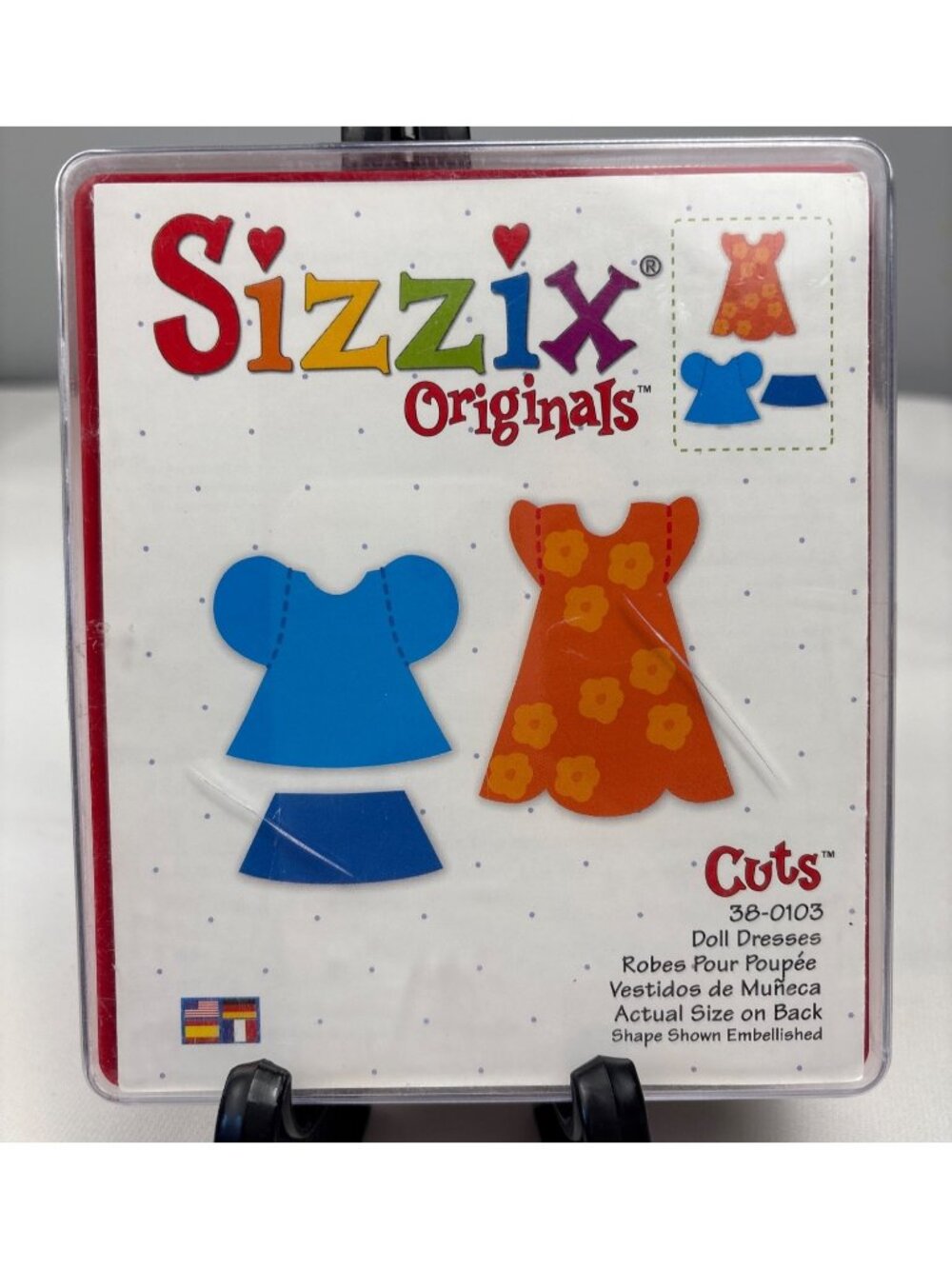 Sizzix Originals Doll Dress Shape Cutter 38-0103 Scrapbook Embellishment